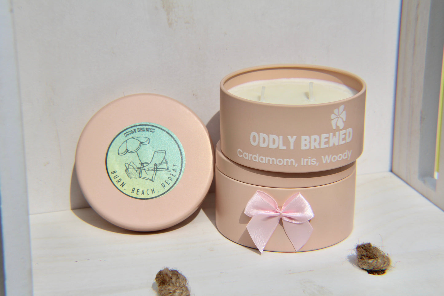 Mini Local Cardamom, Iris & Woody Soy Candles