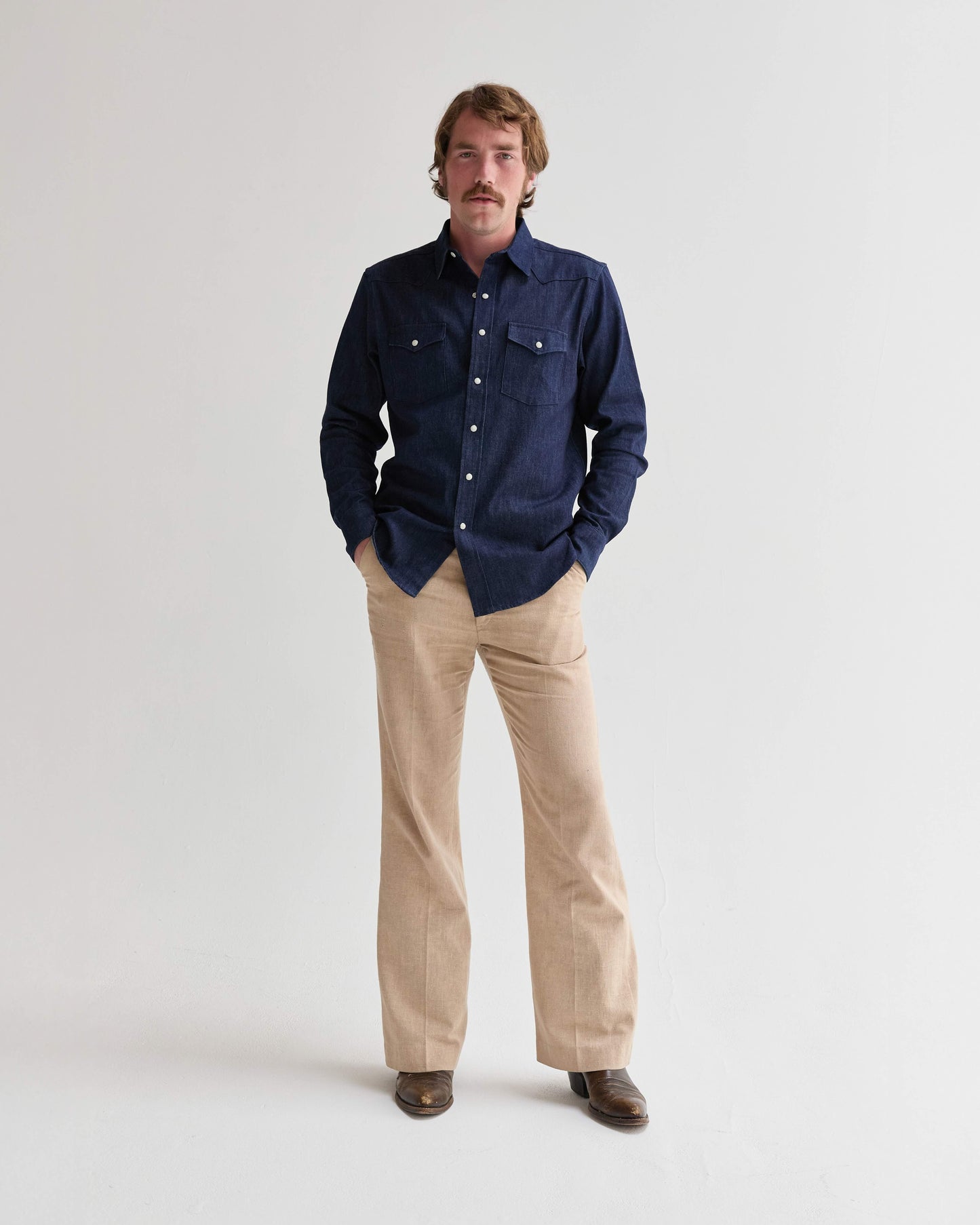 Indigo Denim Men's Shirt