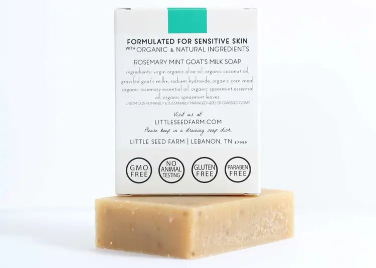 Rosemary Mint Scrub Bar Soap