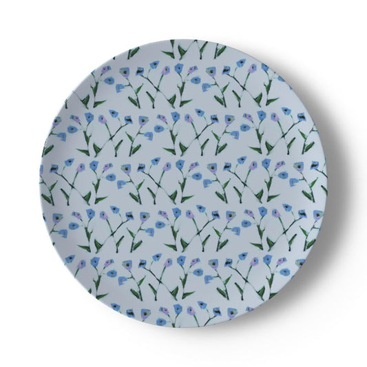 Periwinkle Genevieve China Plate Set