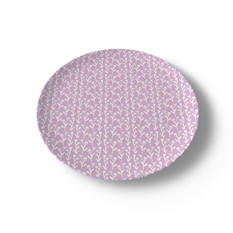 Lilac Ivy Manor China Plate Set