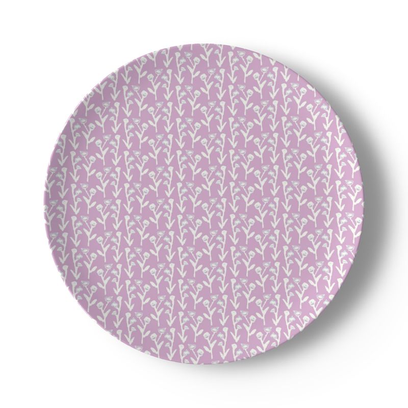 Lilac Ivy Manor China Plate Set