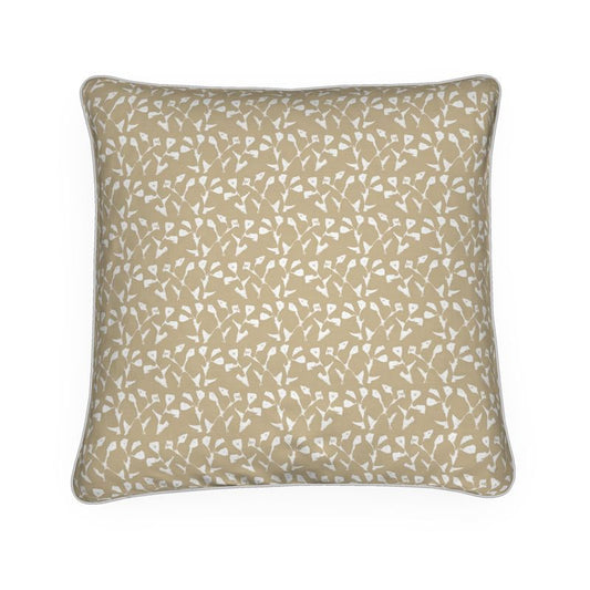 Genevieve Throw Pillow in Linen