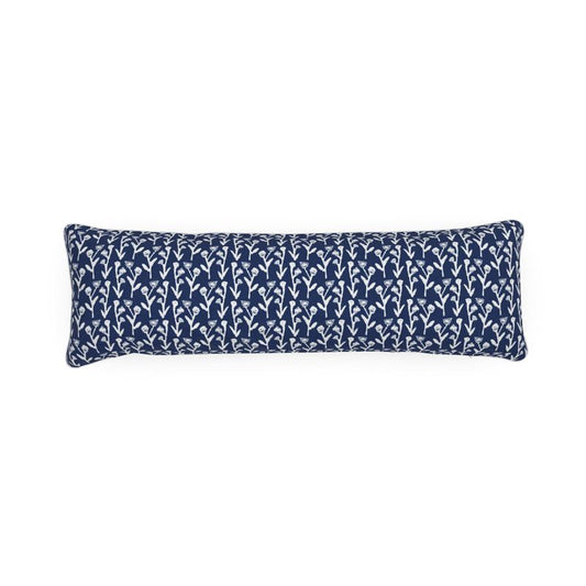 Ivy Manor Bolster Pillow in True Navy