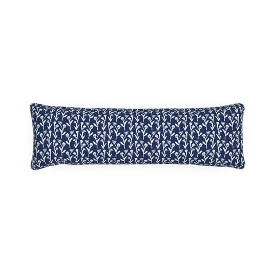 Ivy Manor Bolster Pillow in True Navy
