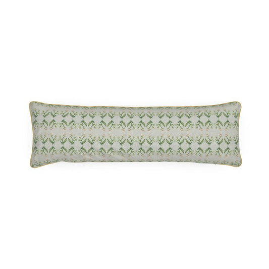 Petite Antonia Bolster Pillow in Sage & Pink