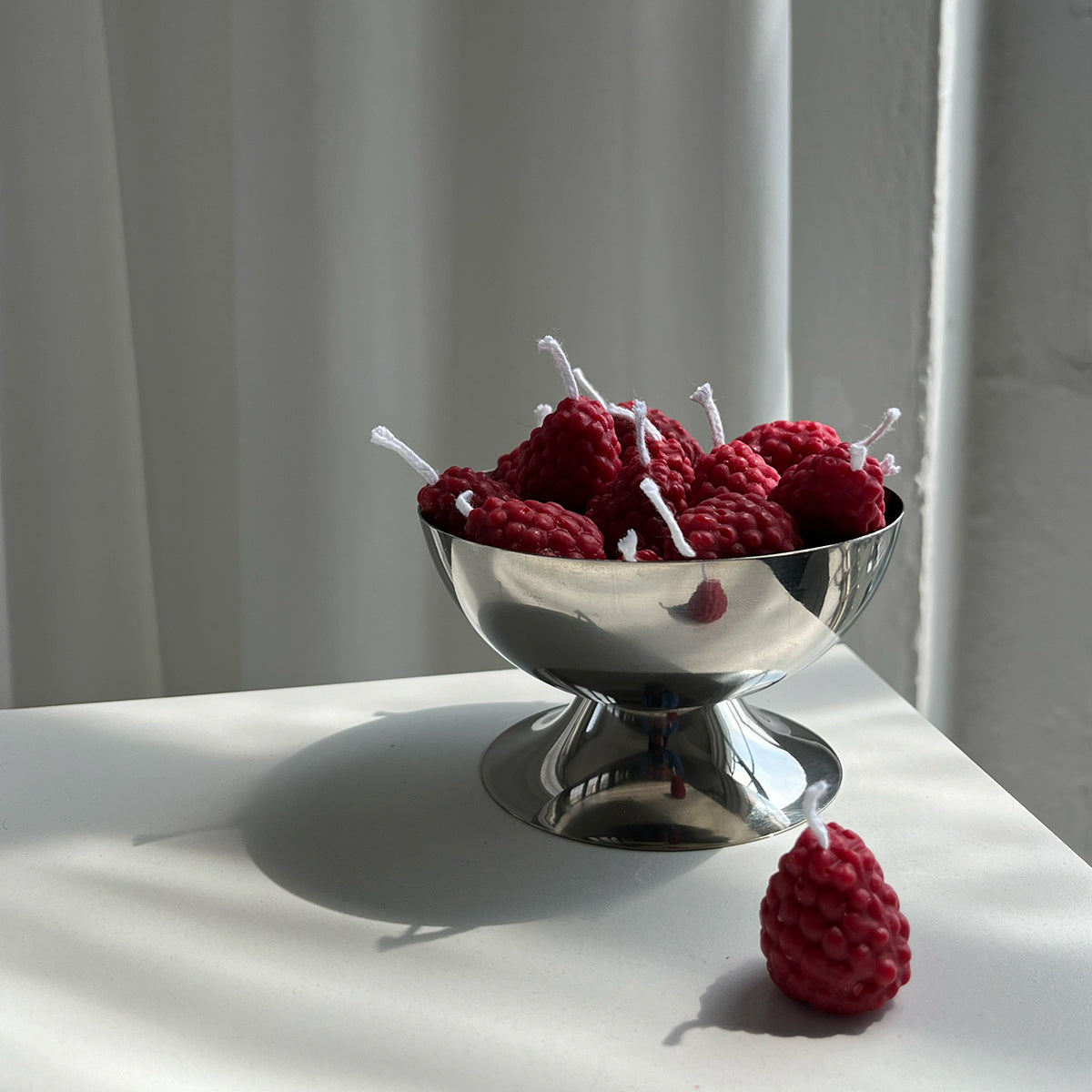 Raspberry Candles | Pack of Ten