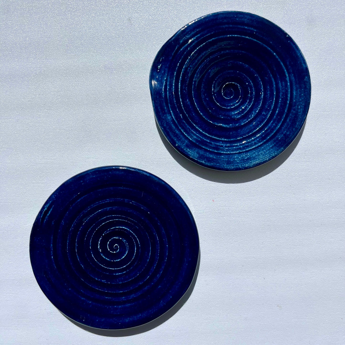 Blue Ceramic Kitchen Spoon Rest