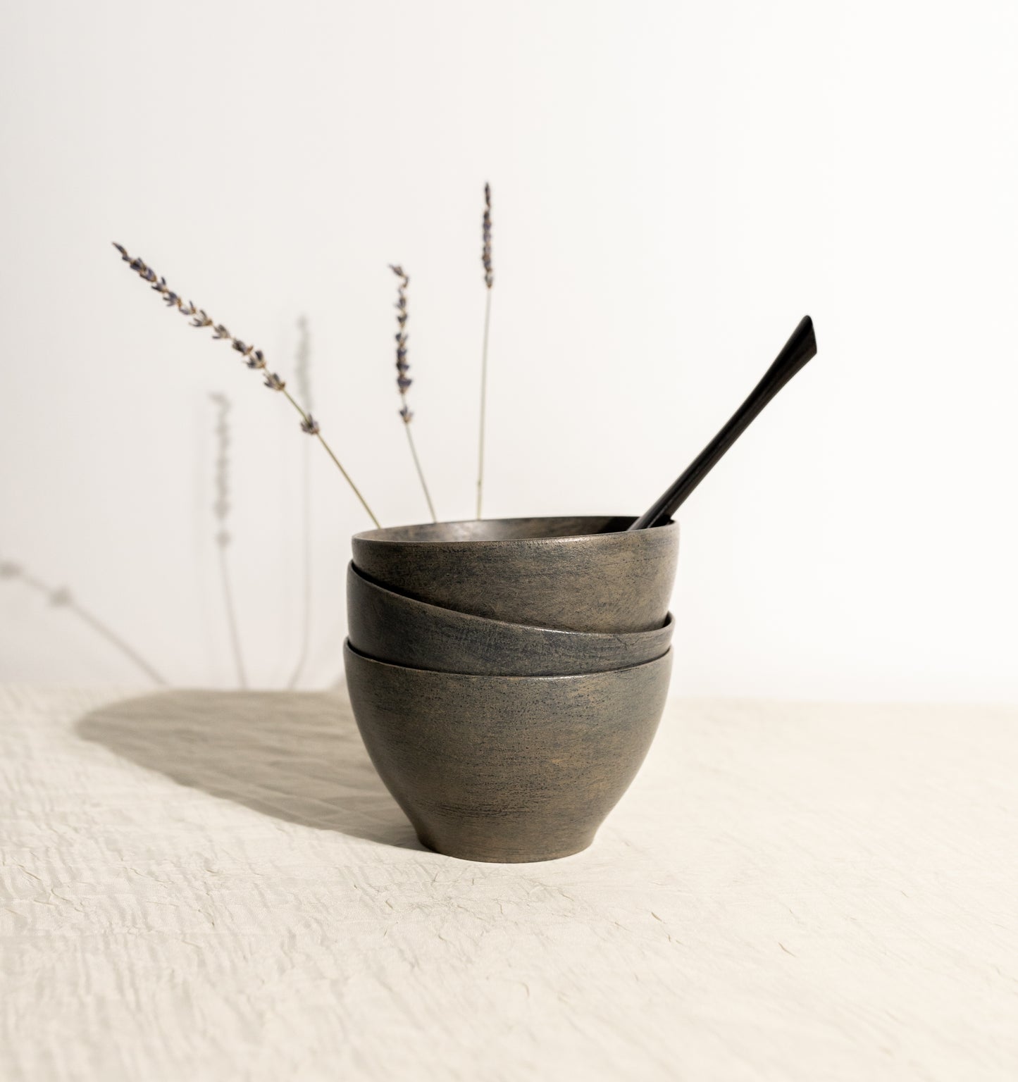 Wild Cherry Blossom Japanese Soup Bowl & Spoon Set