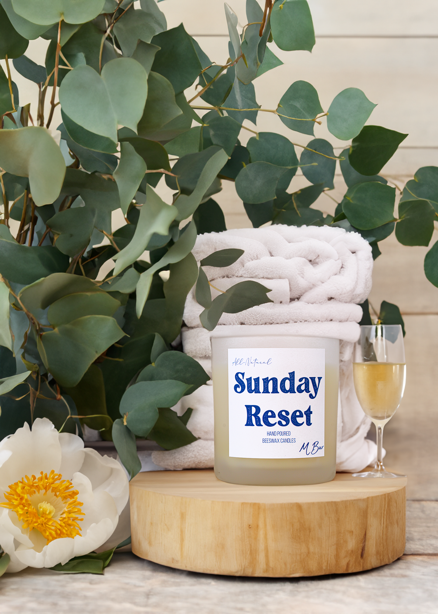 Sunday Reset Candle