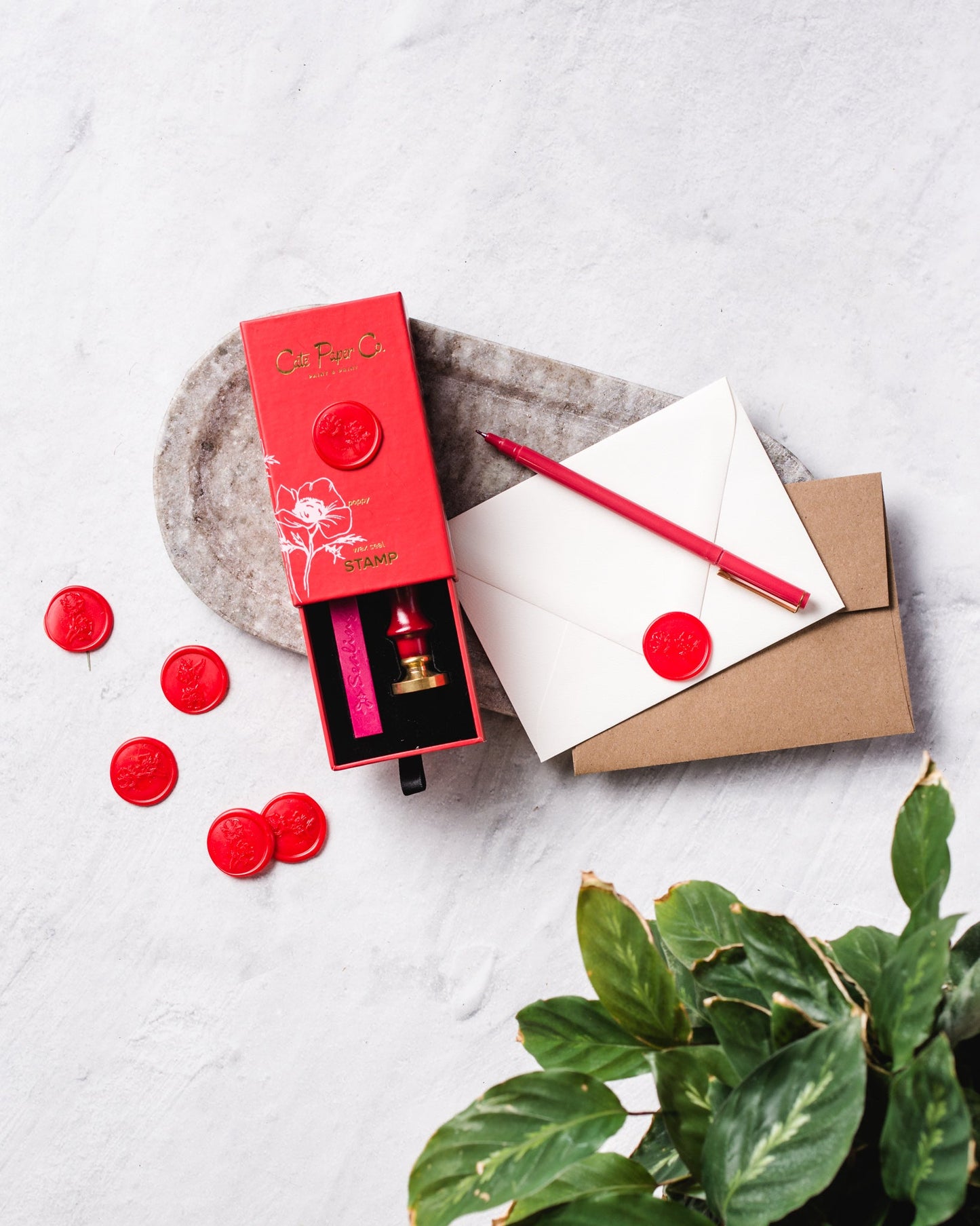 Wax Seal Stamp & Wax Stick Set