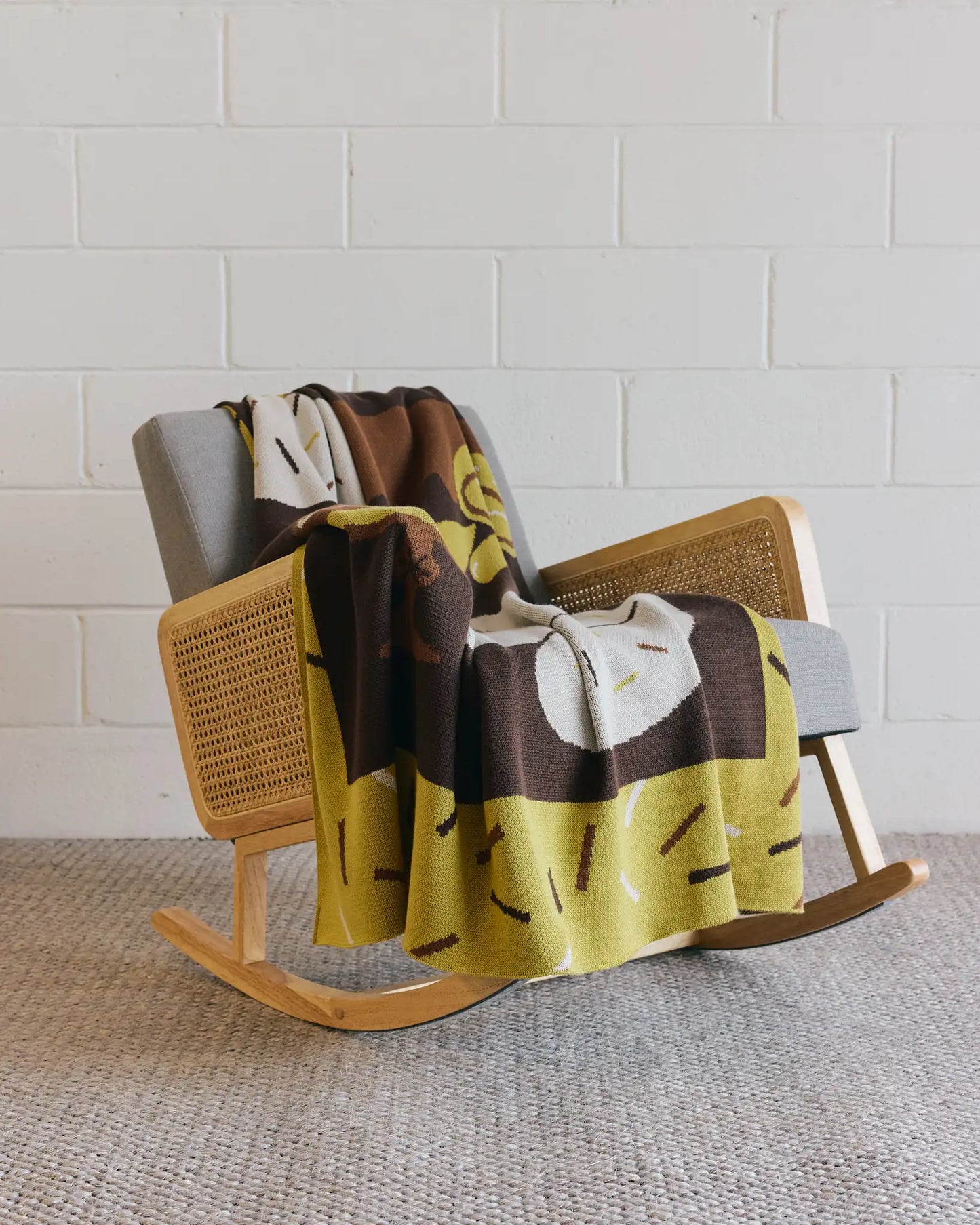 Cocktail Cat Throw Blanket