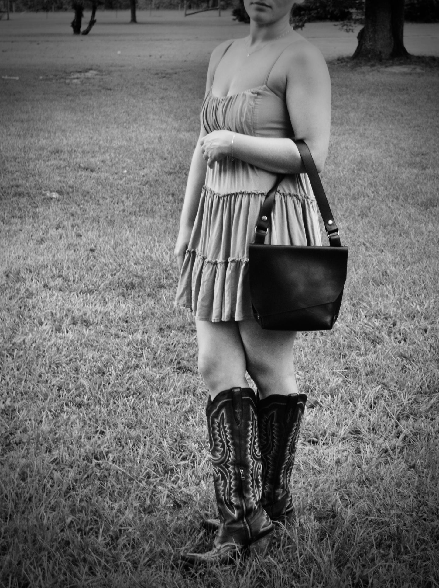 Classic Leather Crossbody Bag