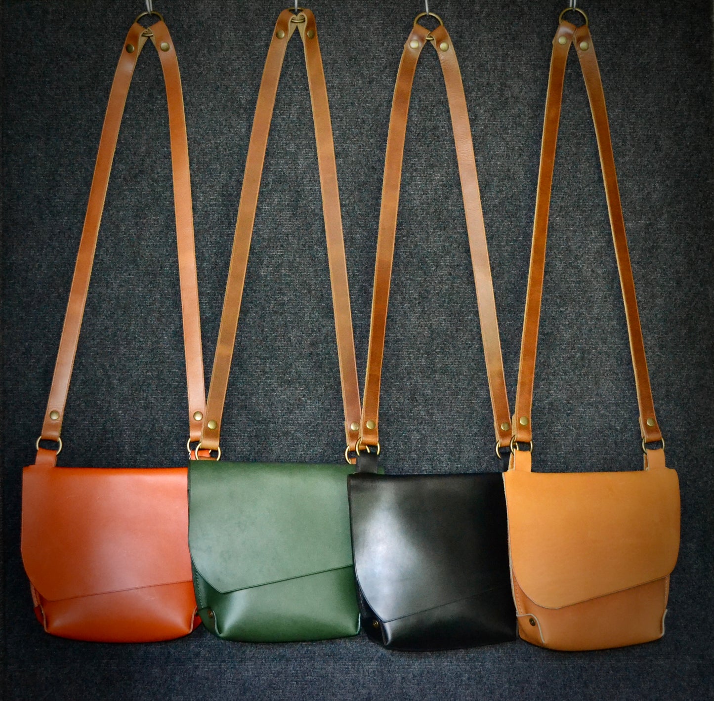 Classic Leather Crossbody Bag