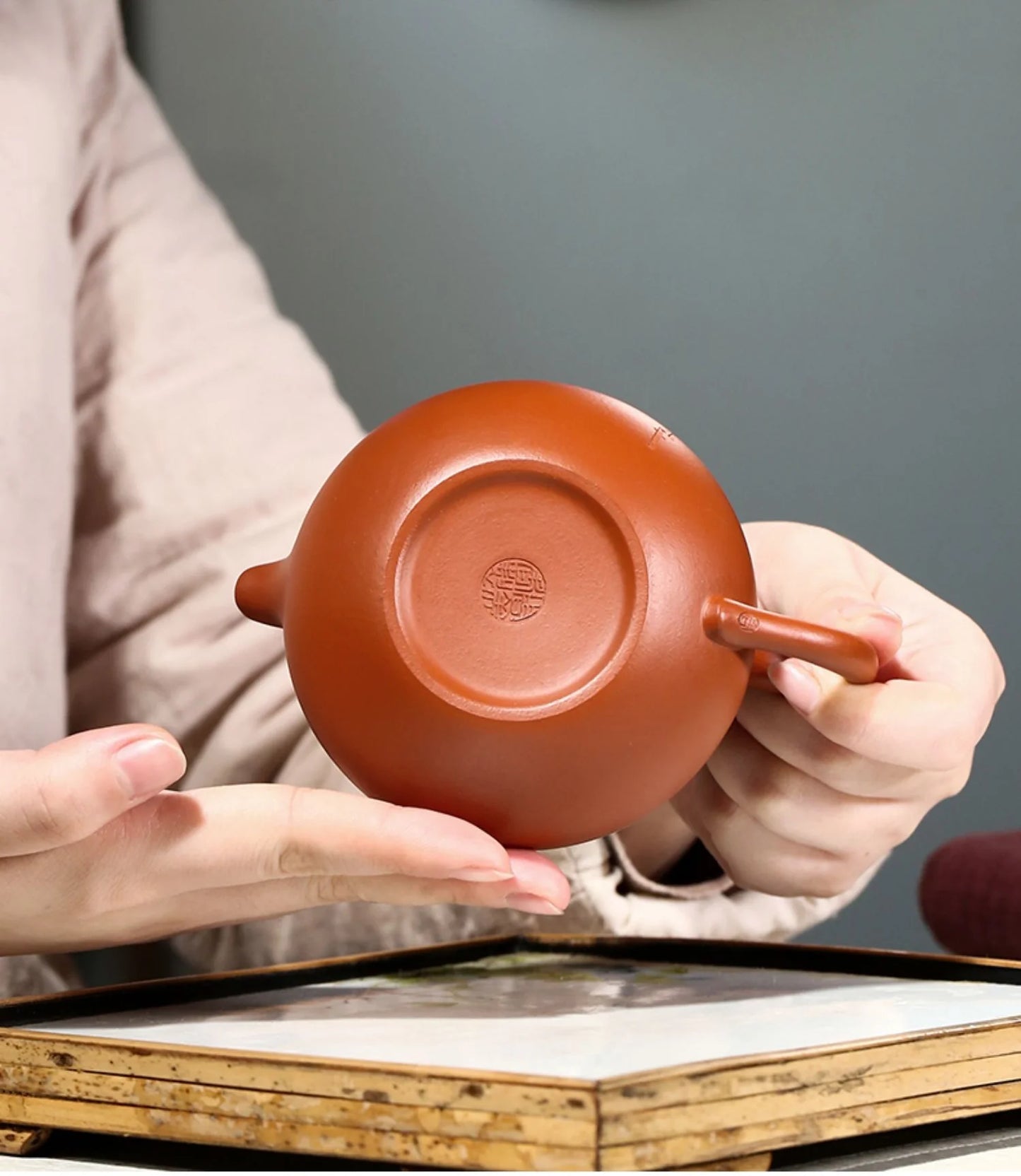 The Joy of Melons & Fruits Chinese Teapot