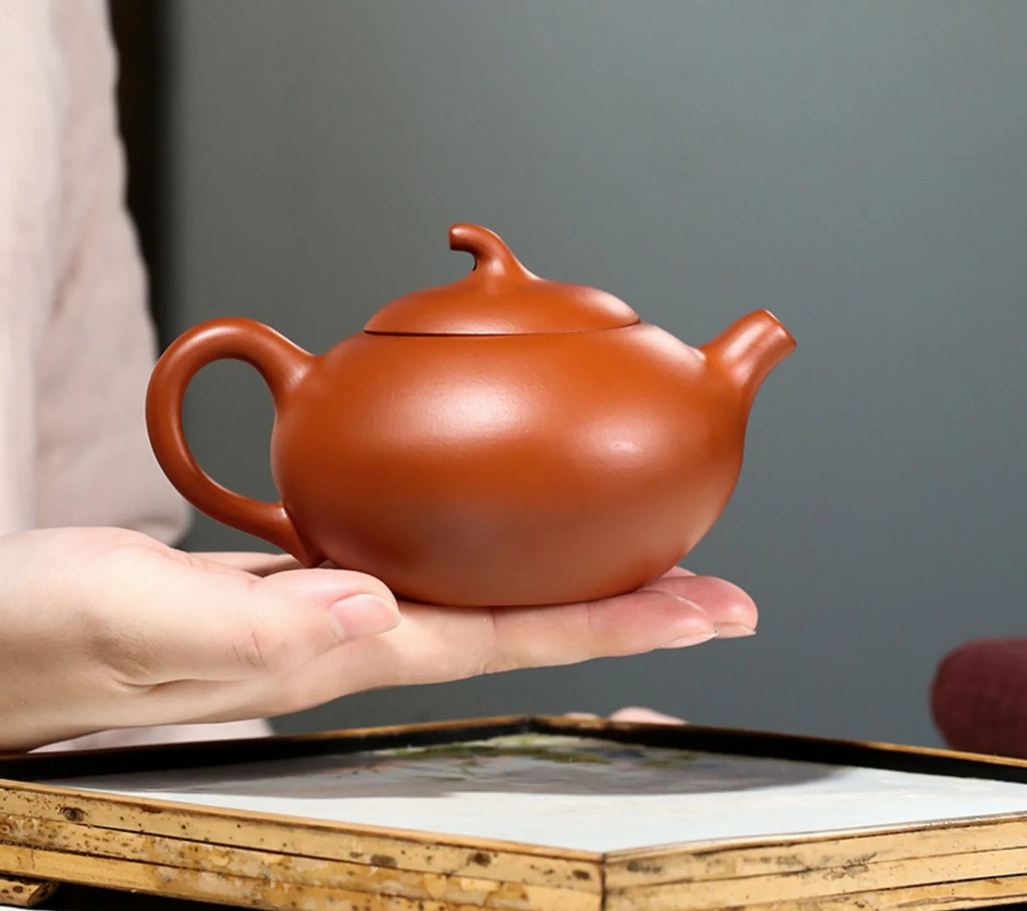The Joy of Melons & Fruits Chinese Teapot