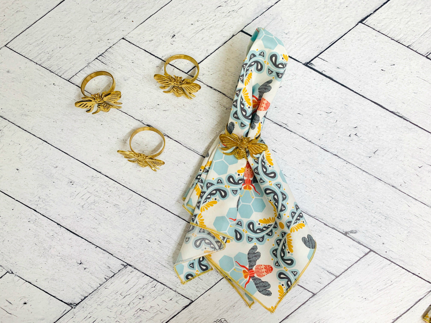 Honey Bee Cloth Napkins | Set of Four