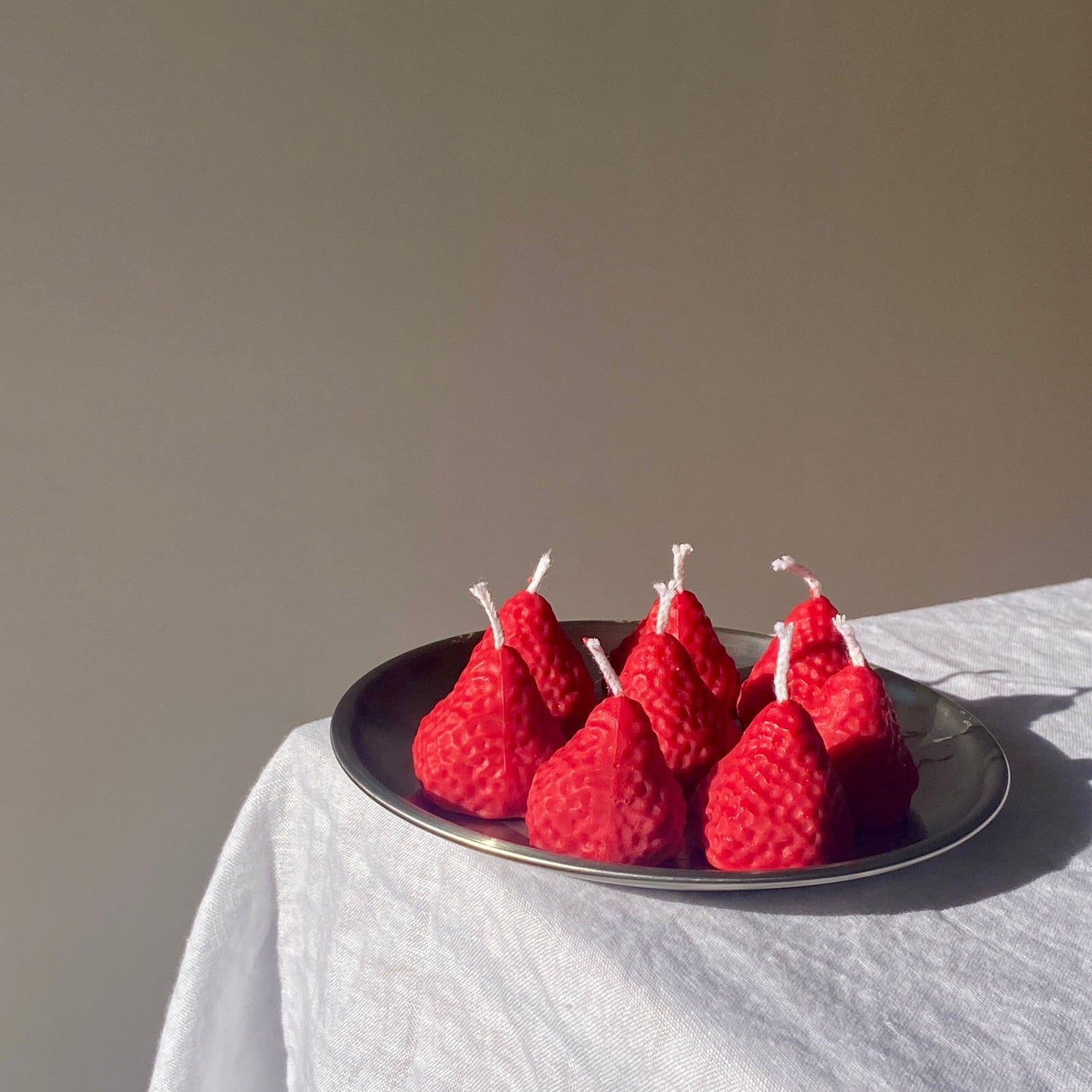 Strawberry Candles | Pack of Eight