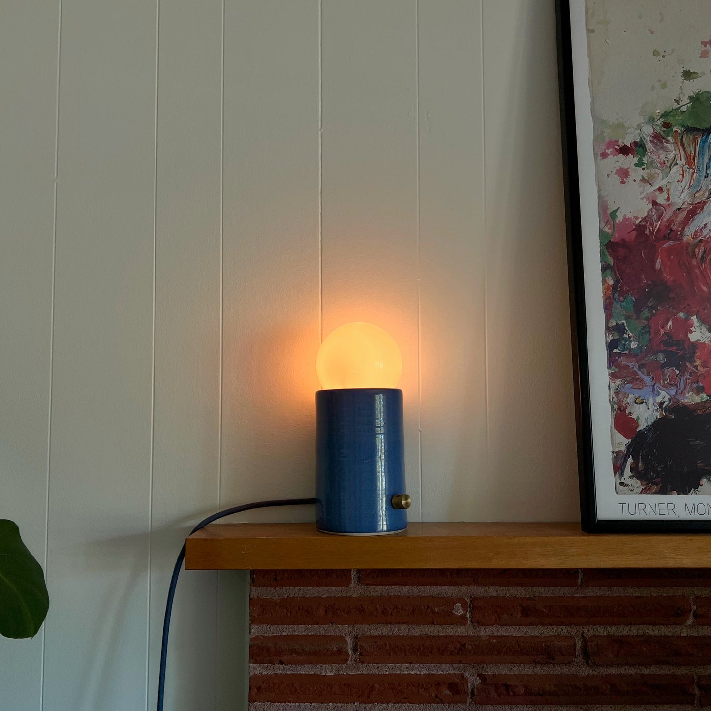 Cornflower Pillar Lamp