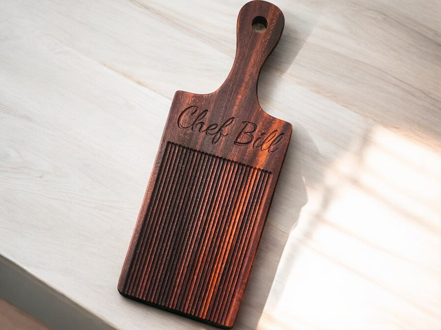 Classic Black Walnut Gnocchi Board