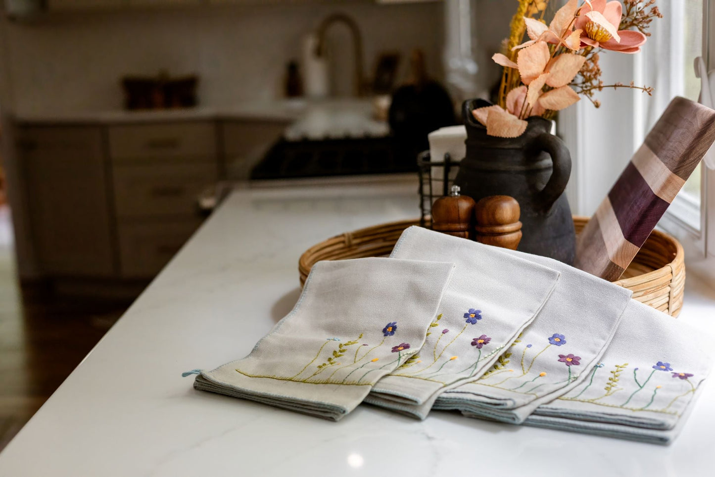 Twilight Garden Tea Towels | Set of Two