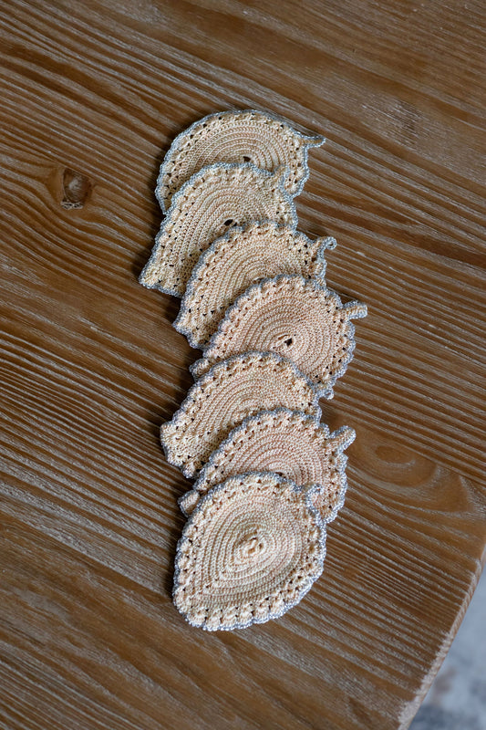 Golden Leaf Coasters