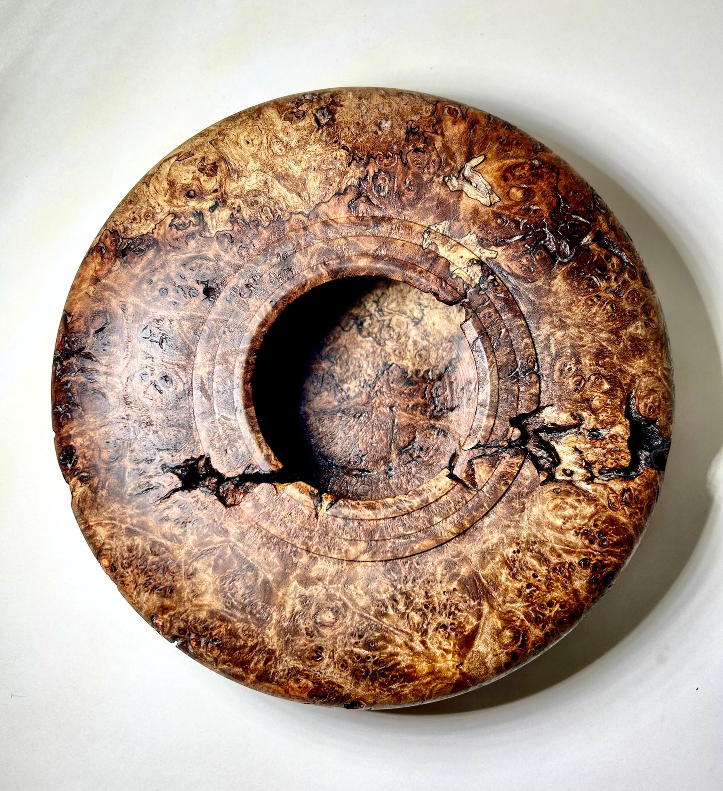 Maple Burl Hollow Form