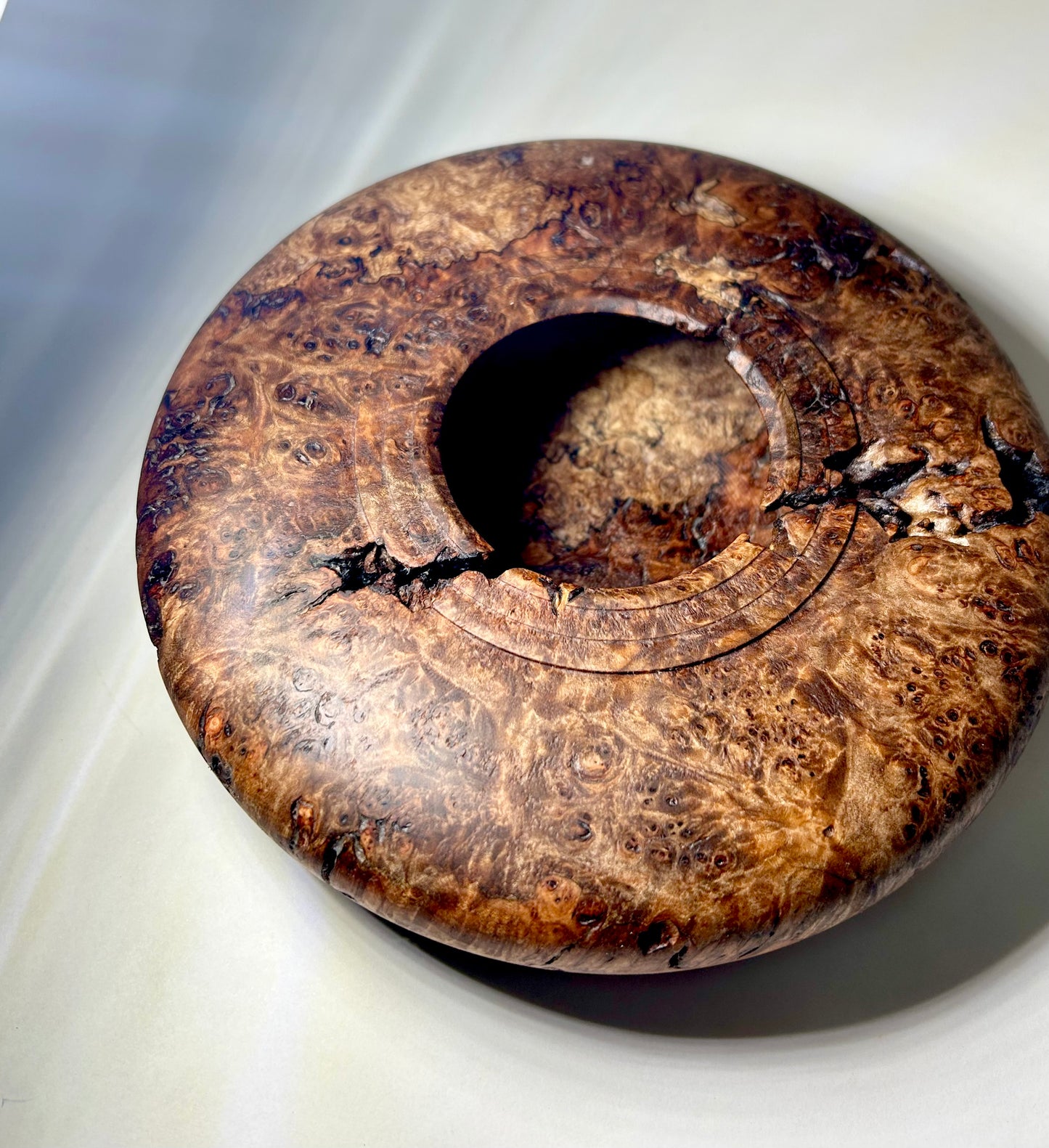 Maple Burl Hollow Form