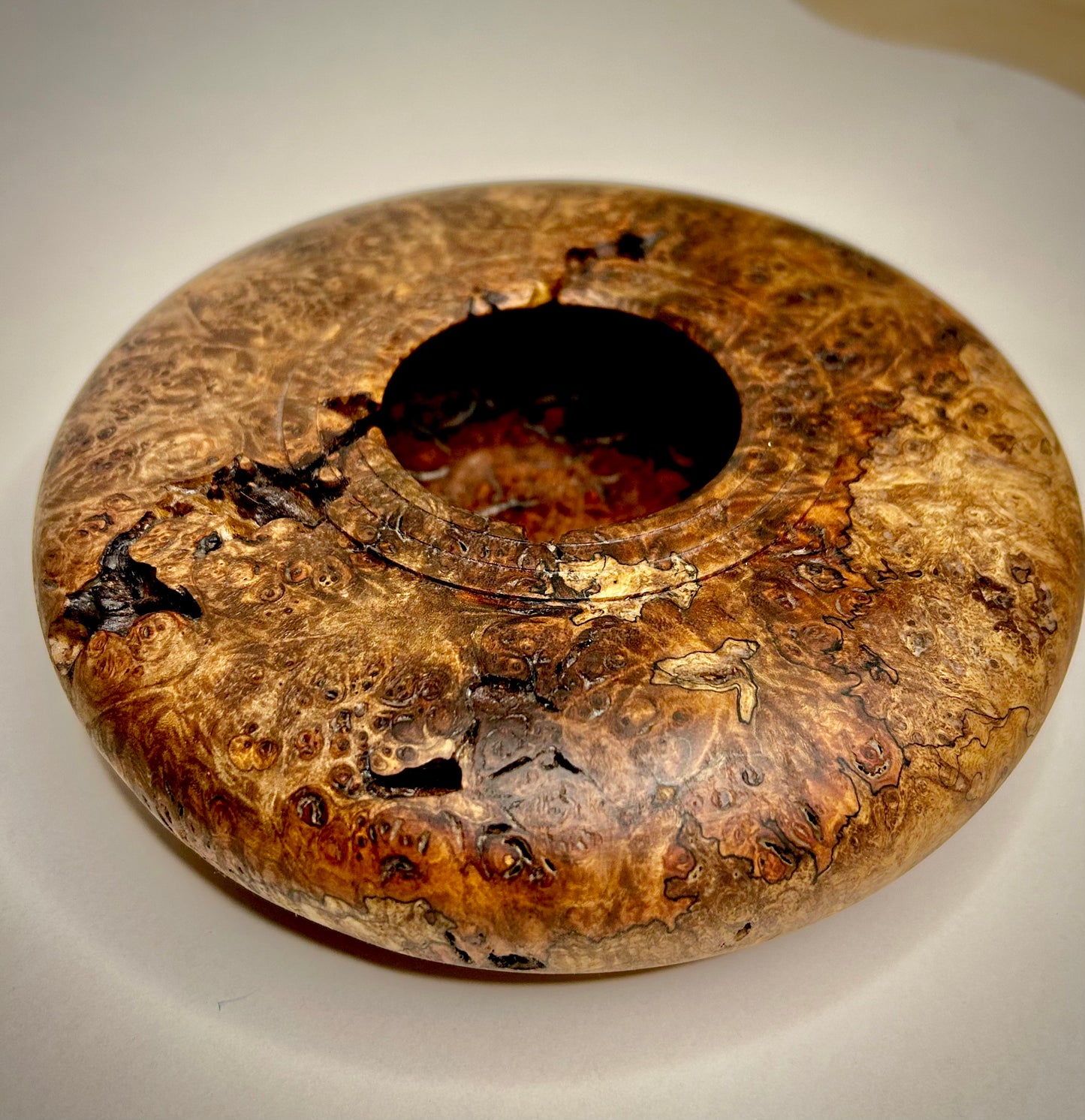 Maple Burl Hollow Form