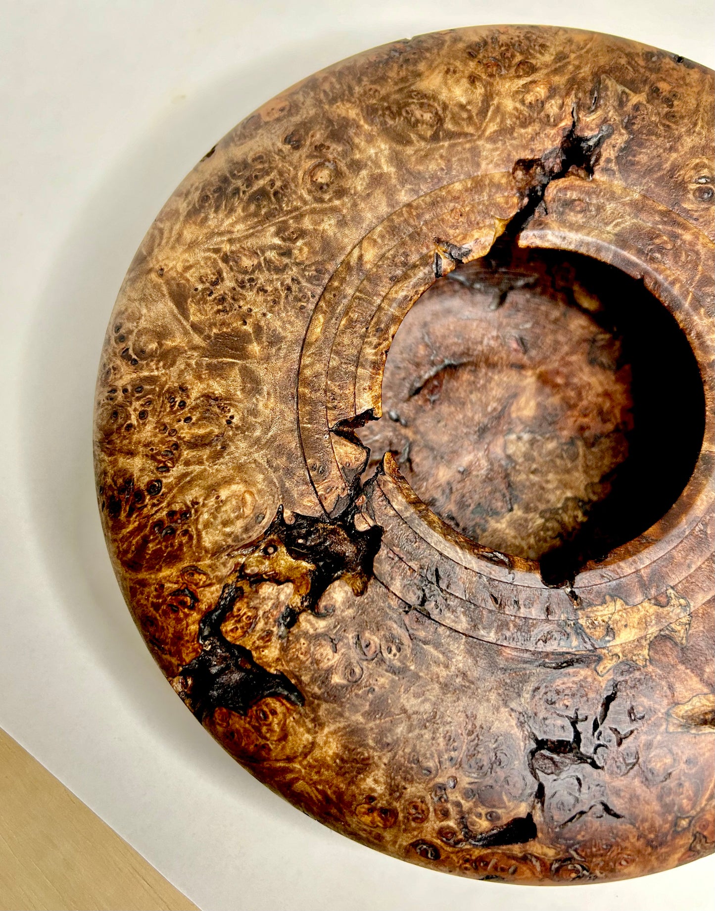 Maple Burl Hollow Form