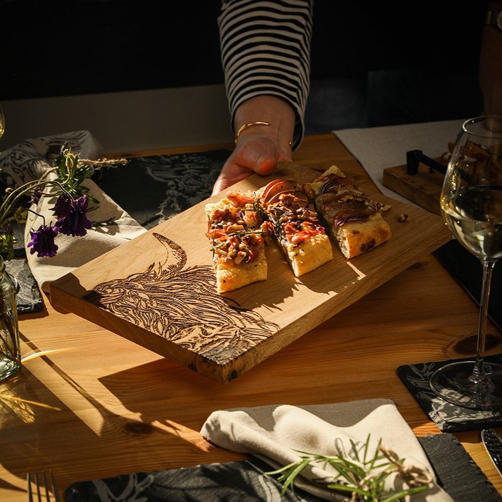 Scottish Oak Serving Board