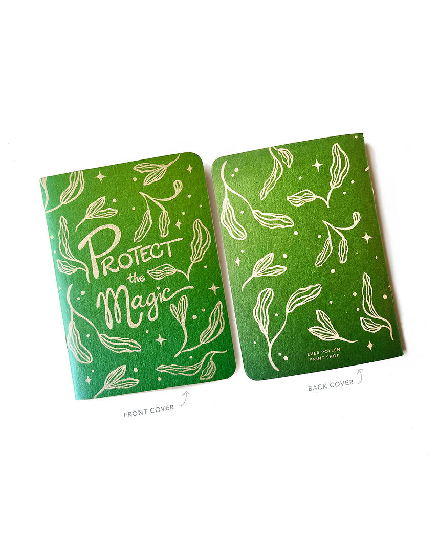 Block Print Pocket Notebook | Two Pack