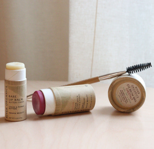 Brow Wax Blush Lip Balm Bundle