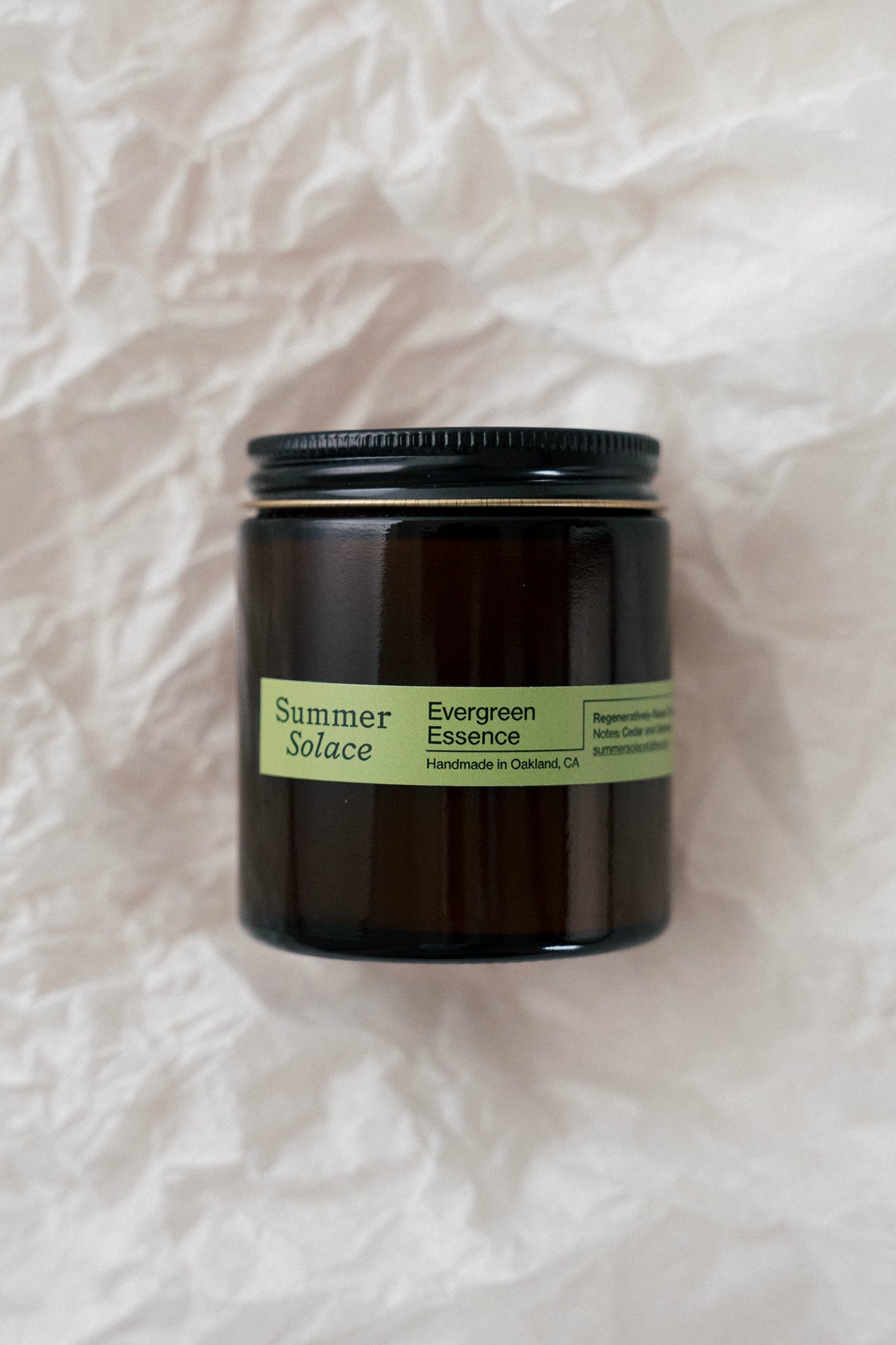Evergreen Essence Travel Candle | Cedar & Oakmoss