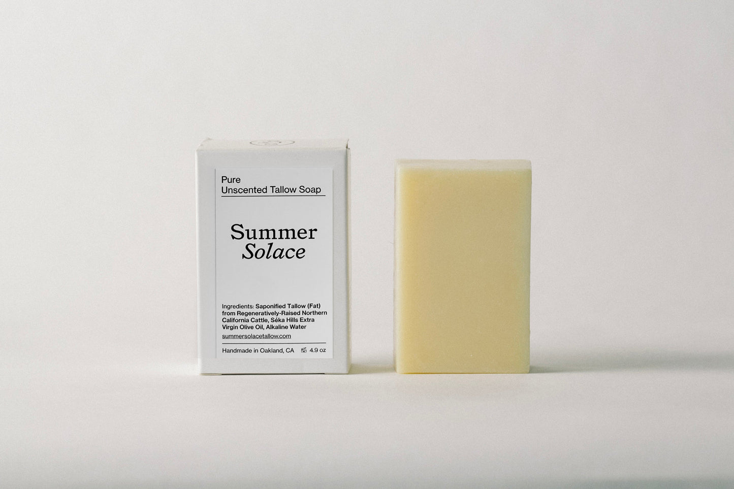 Pure Unscented Tallow Bar Soap