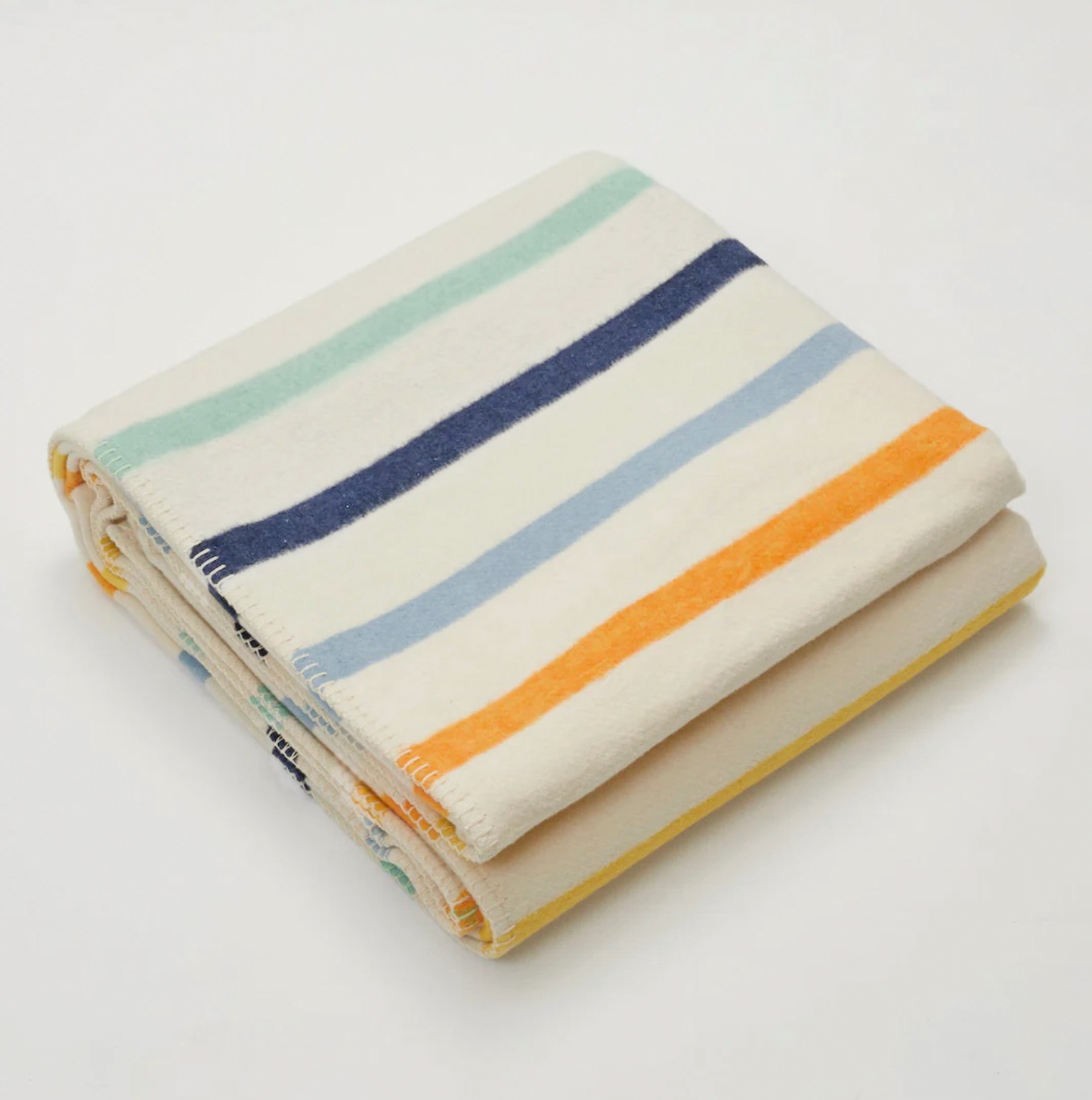 Bright Stripe Recycled Cotton Blanket