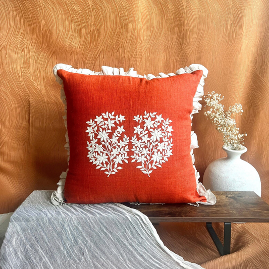 Desert Jasmine Linen Pillow Cover  (Set of 2)