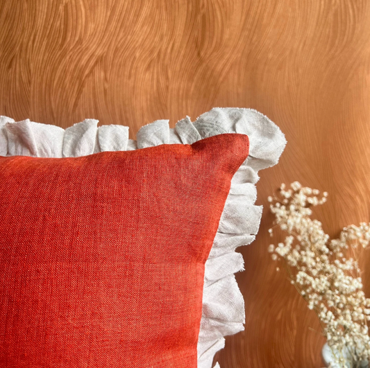 Desert Jasmine Linen Pillow Cover  (Set of 2)