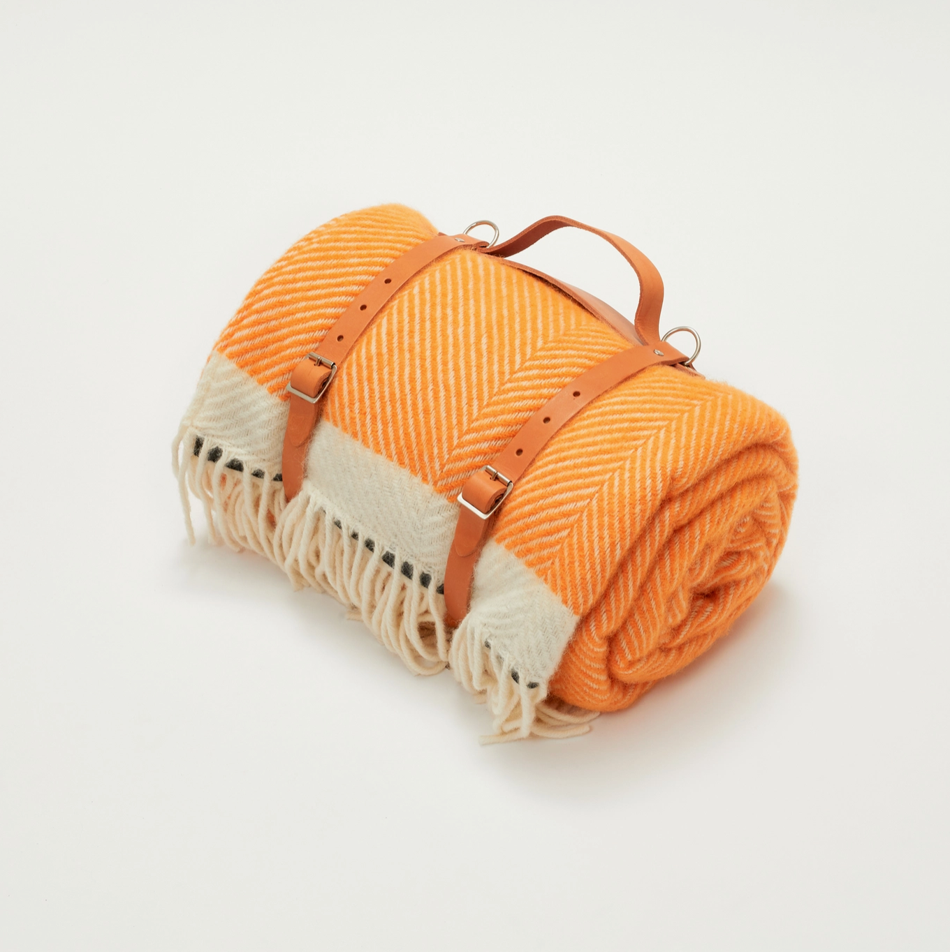 Herringbone Wool Picnic Blanket