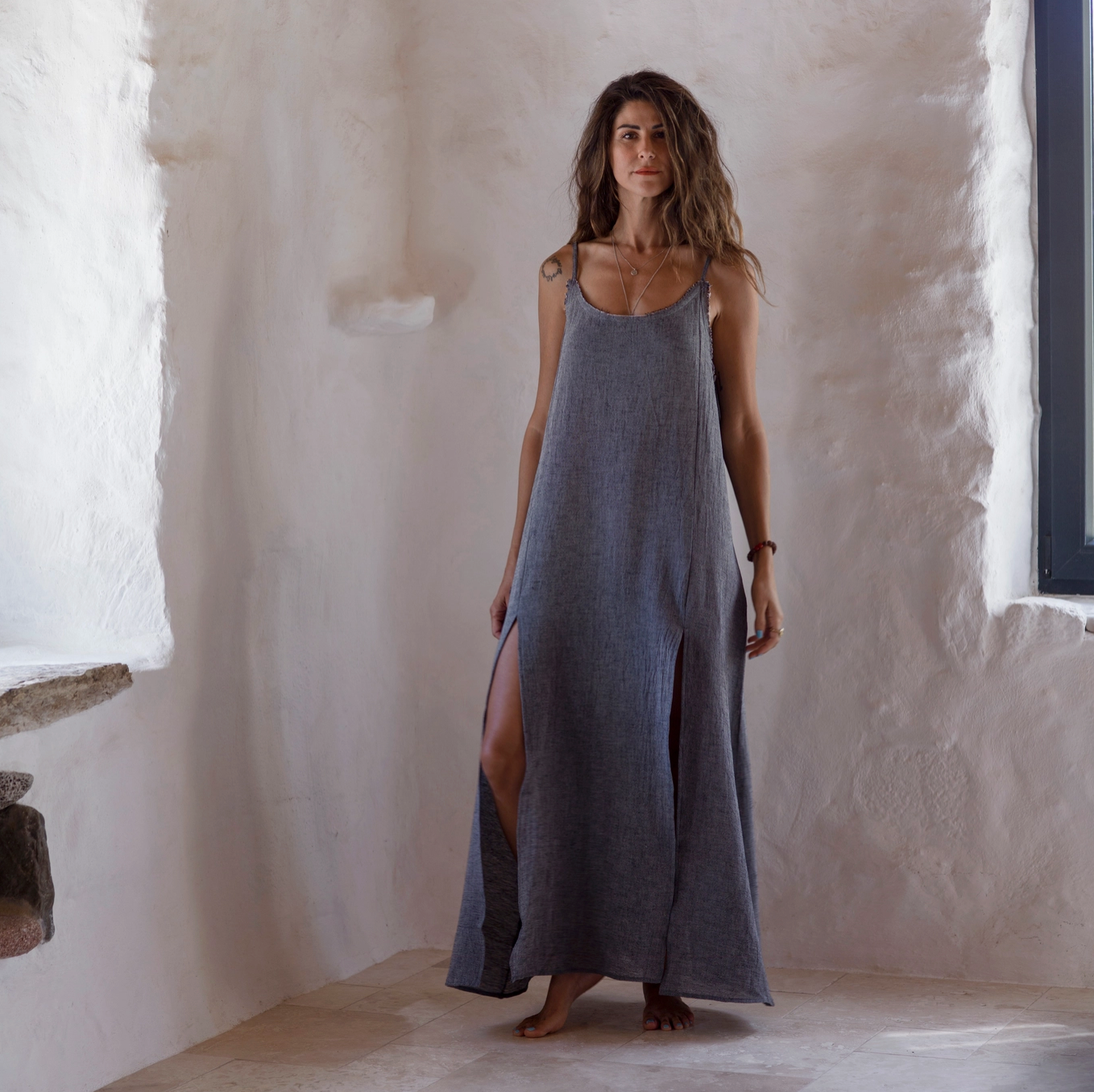 Organic Sile Maxi Dress