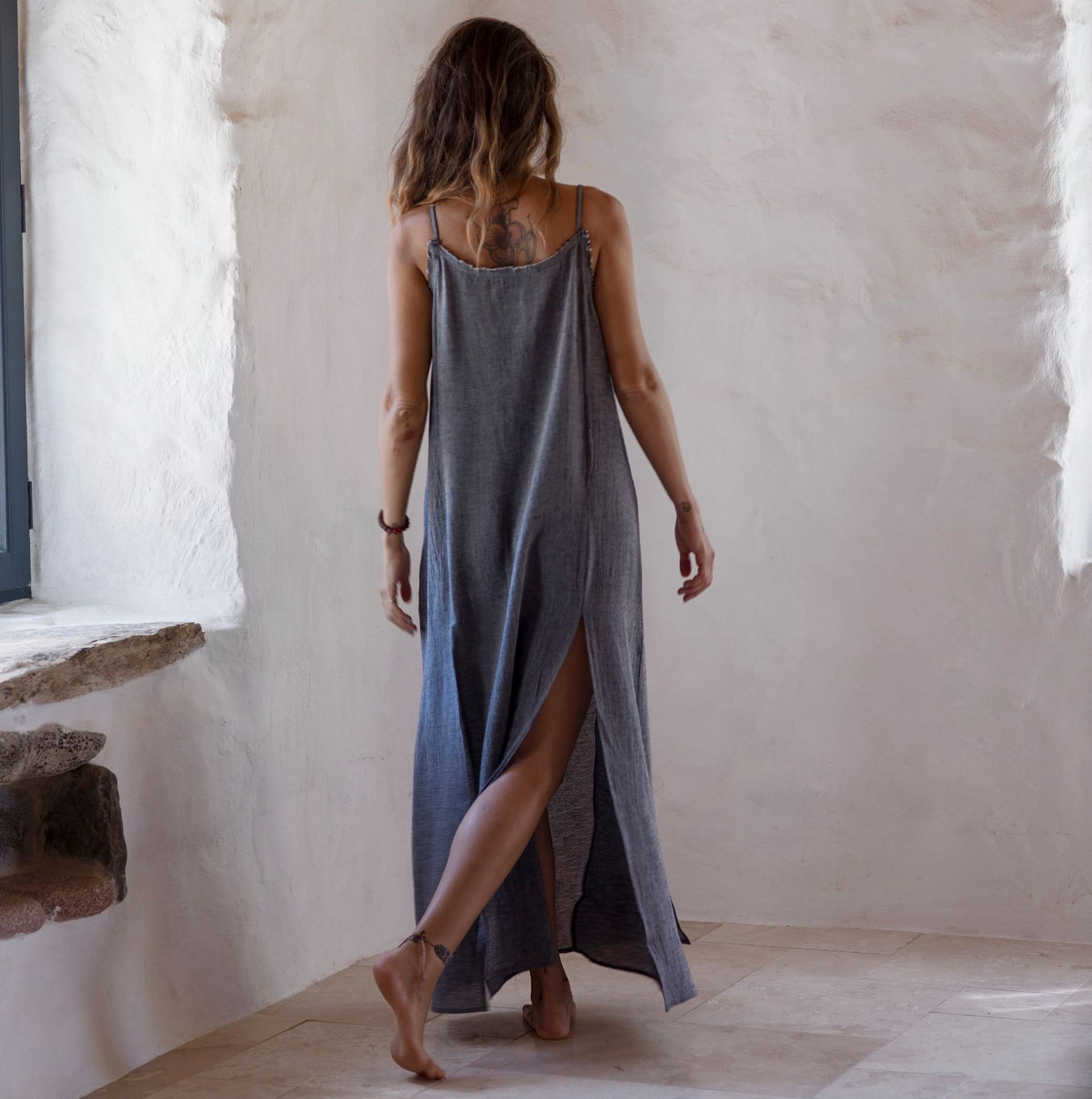 Organic Sile Maxi Dress