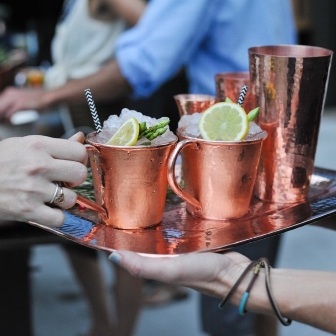 Solid Copper Mule Mug | 12 oz