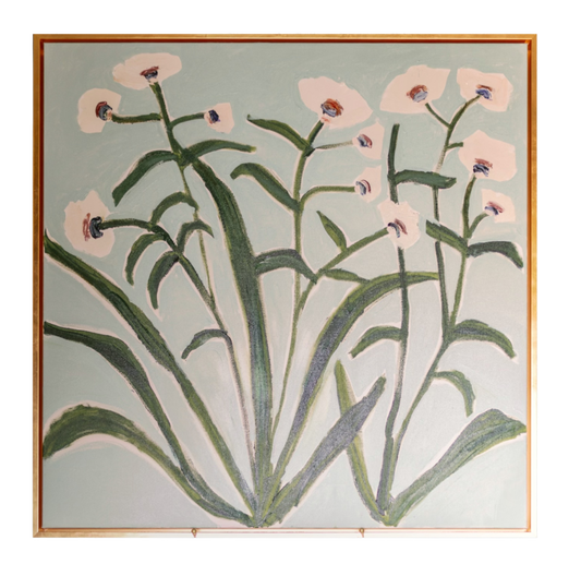 Danse des Pétales Mixed Media Painting