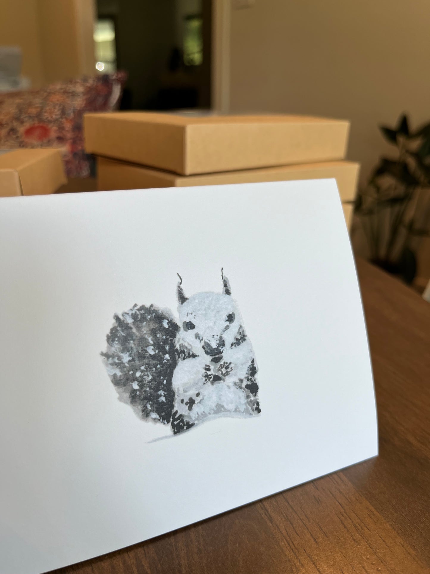 Winter Animal Card Set