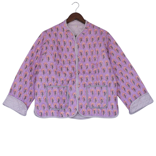 The Charlotte Jacket in Lavender Haze
