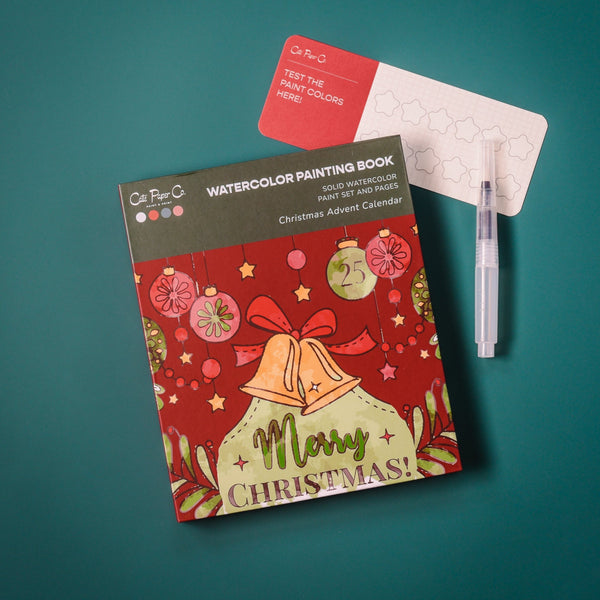 Advent Calendar Watercolor Book and Paint Set