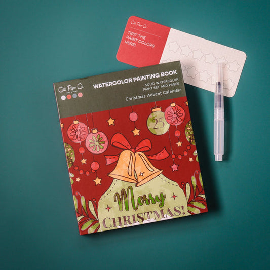 Advent Calendar Watercolor Book and Paint Set