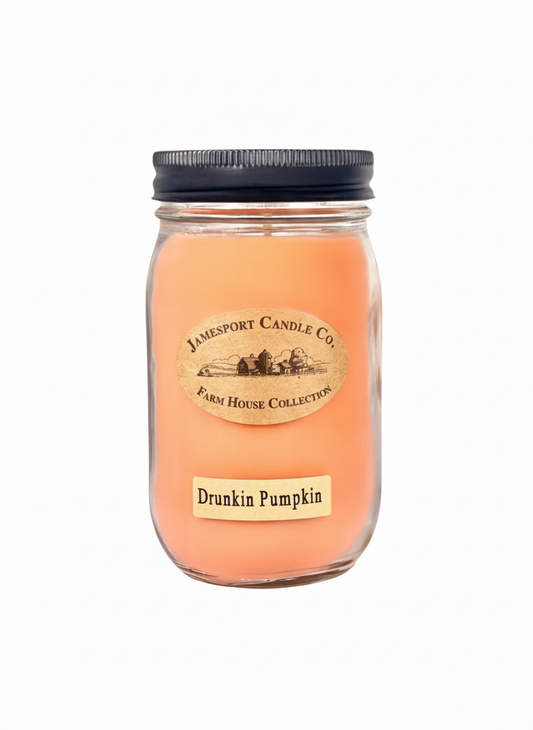 Drunkin Pumpkin Candle | Fruit Jar