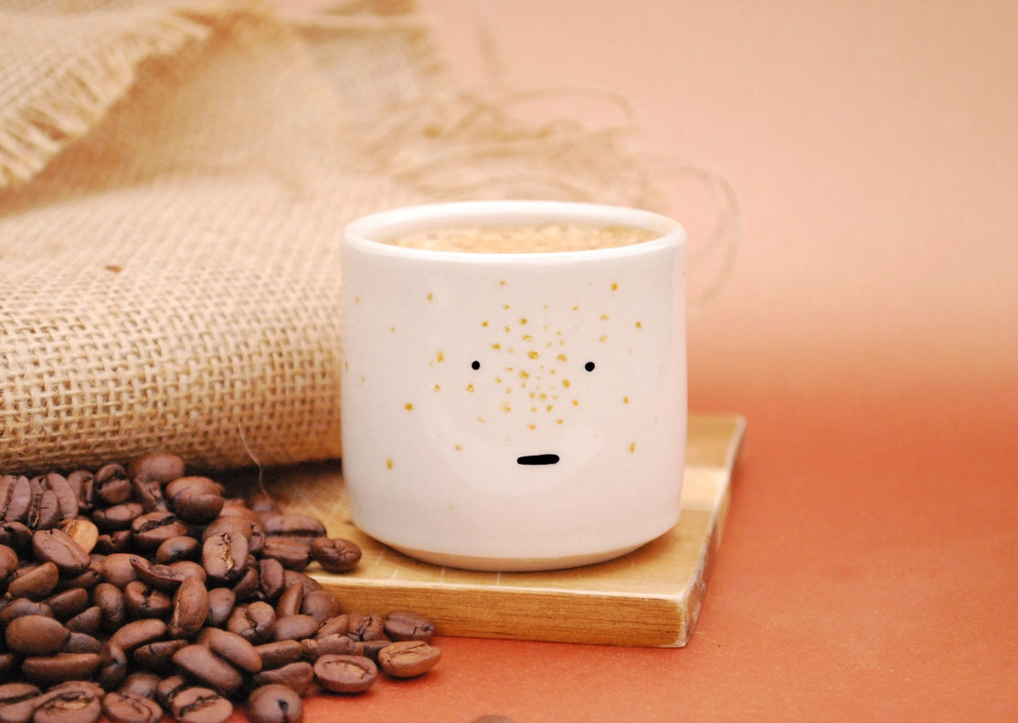 Mixed Characters Espresso Cups - Set of 4