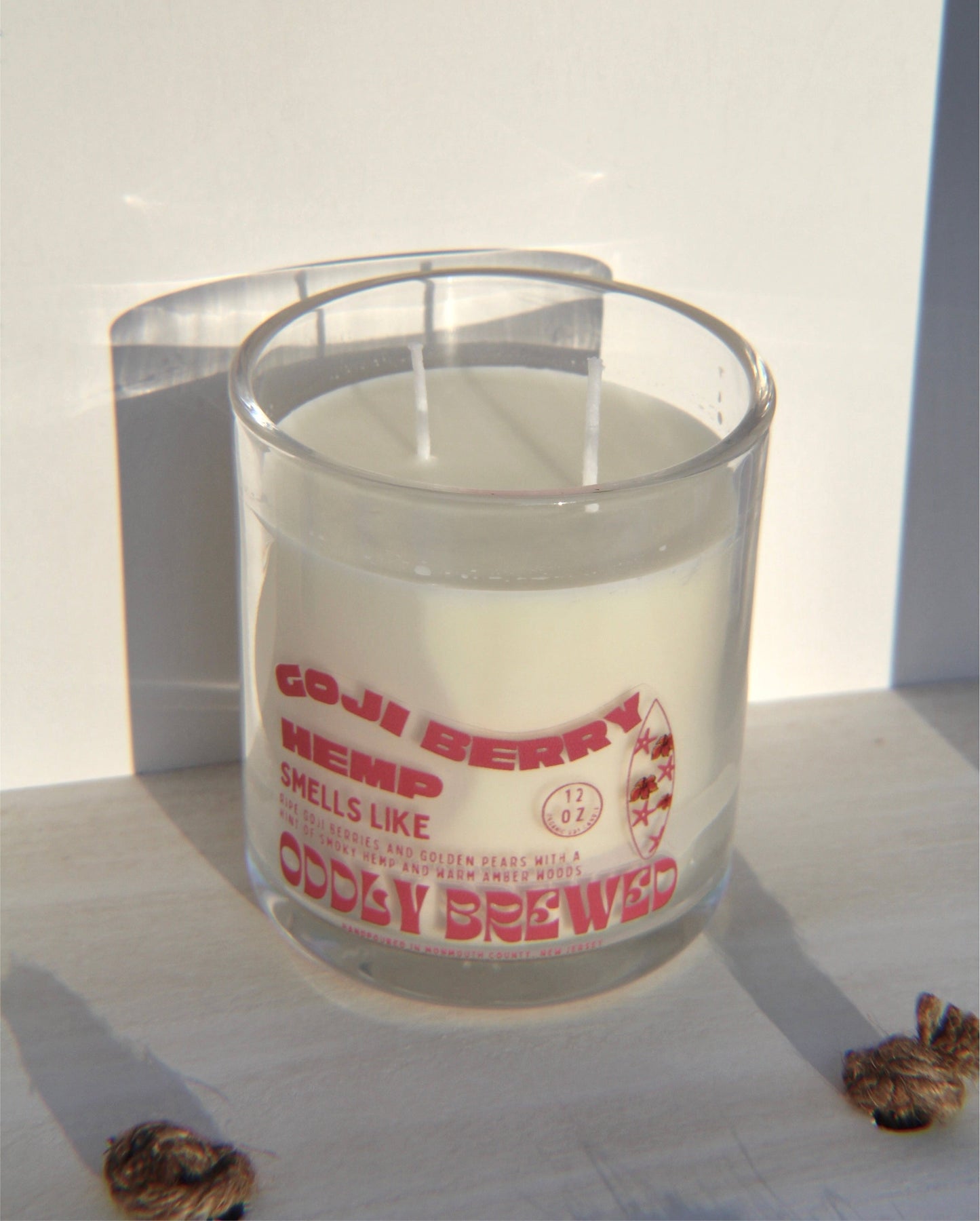 Large Goji Berry & Hemp Soy Candle